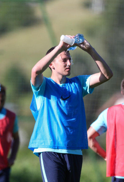 «Газпром»-тренировочные сборы в Австрии: вечерняя тренировка 23 июня