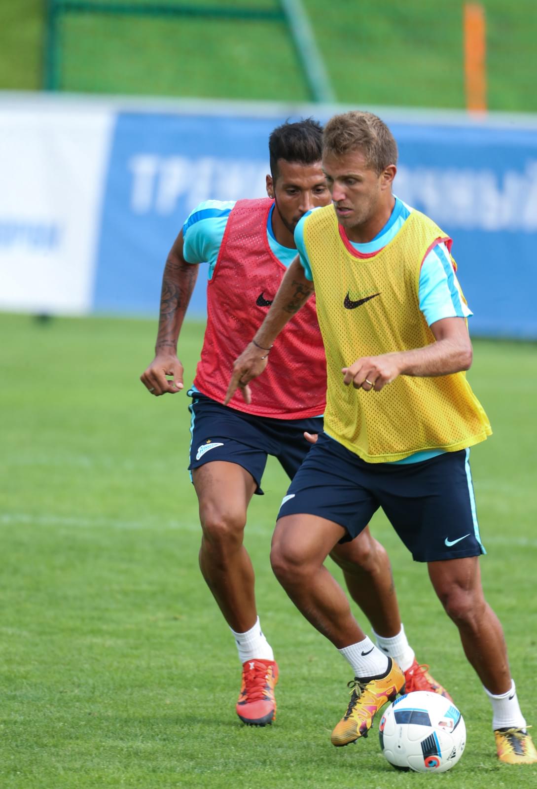 «Газпром»-тренировочные сборы в Австрии: вечерняя тренировка 24 июня