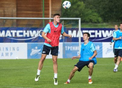 «Газпром»-тренировочные сборы в Австрии: вечерняя тренировка 24 июня