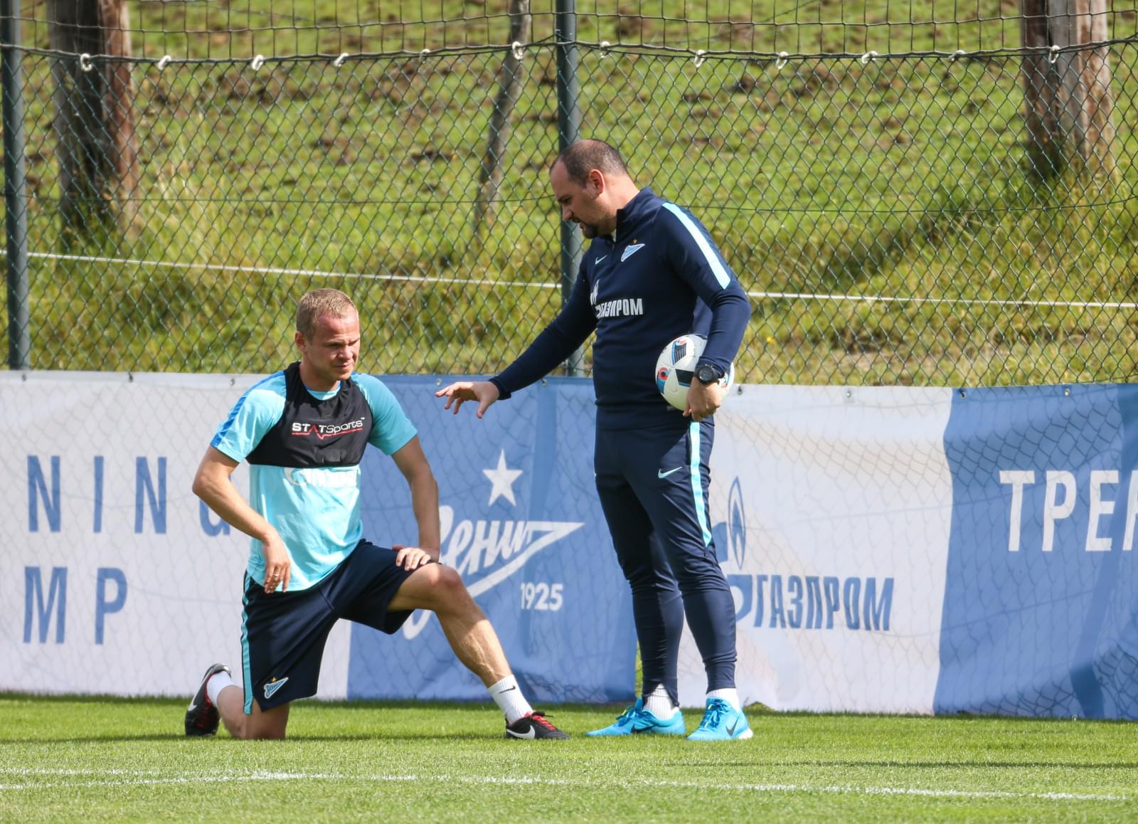 «Газпром»-тренировочные сборы в Австрии: вечерняя тренировка 27 июня