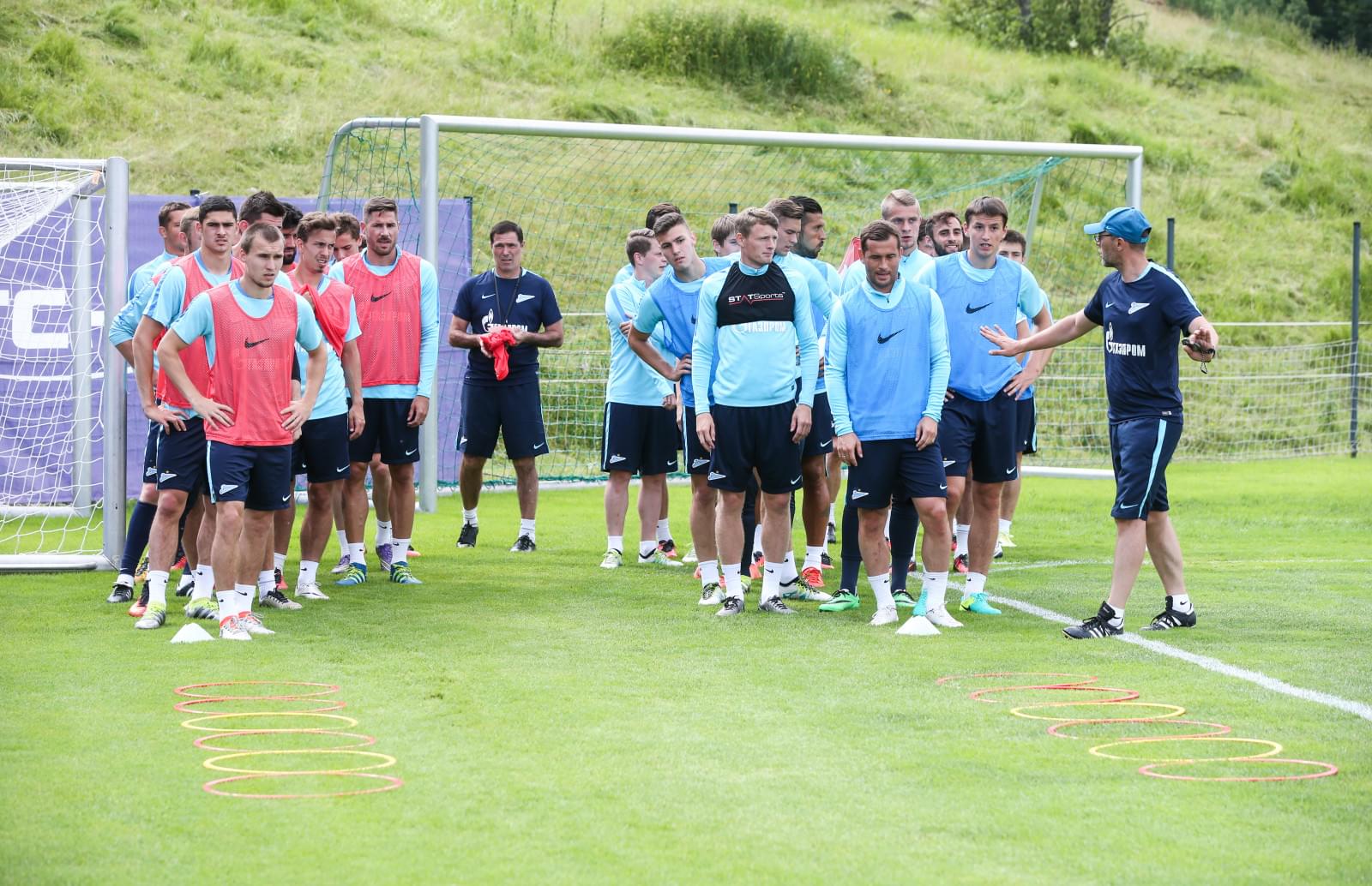 «Газпром»-тренировочные сборы в Австрии: вечерняя тренировка 27 июня