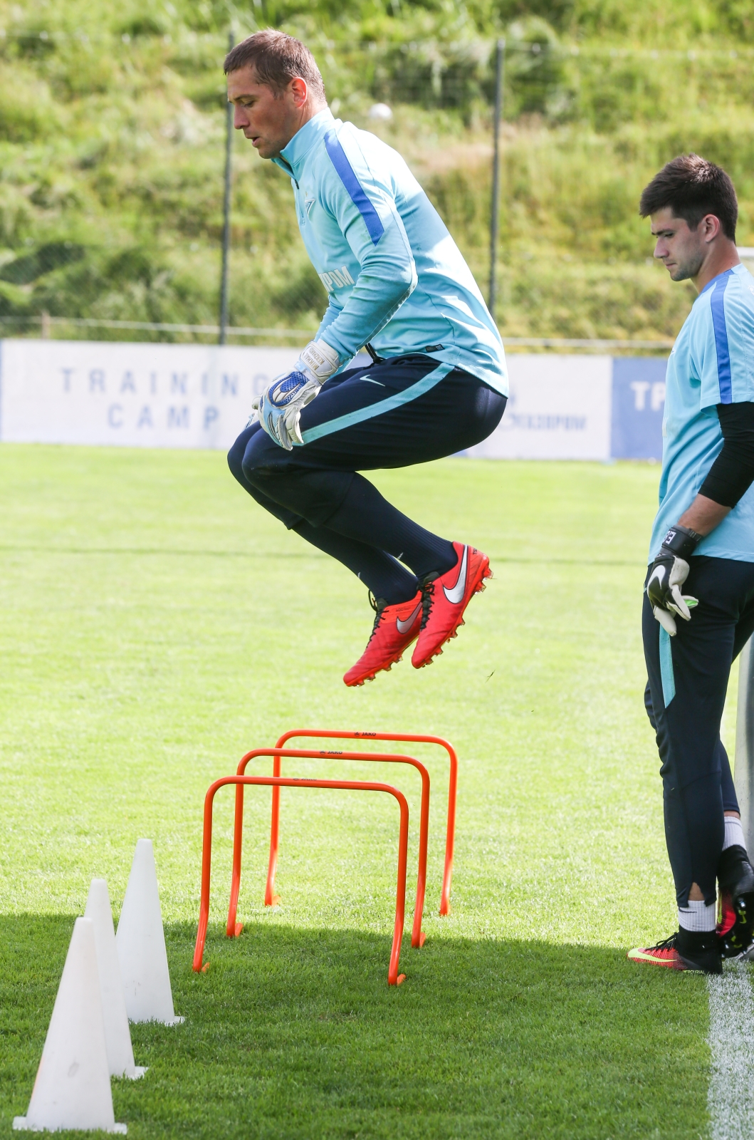 «Газпром»-тренировочные сборы в Австрии: вечерняя тренировка 27 июня