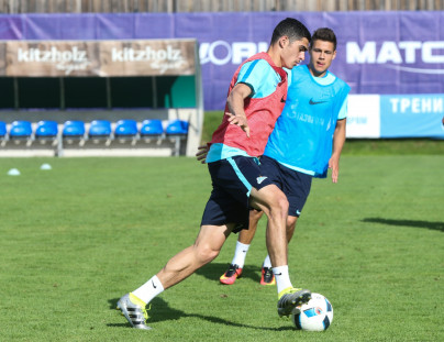 «Газпром»-тренировочные сборы в Австрии: вечерняя тренировка 27 июня