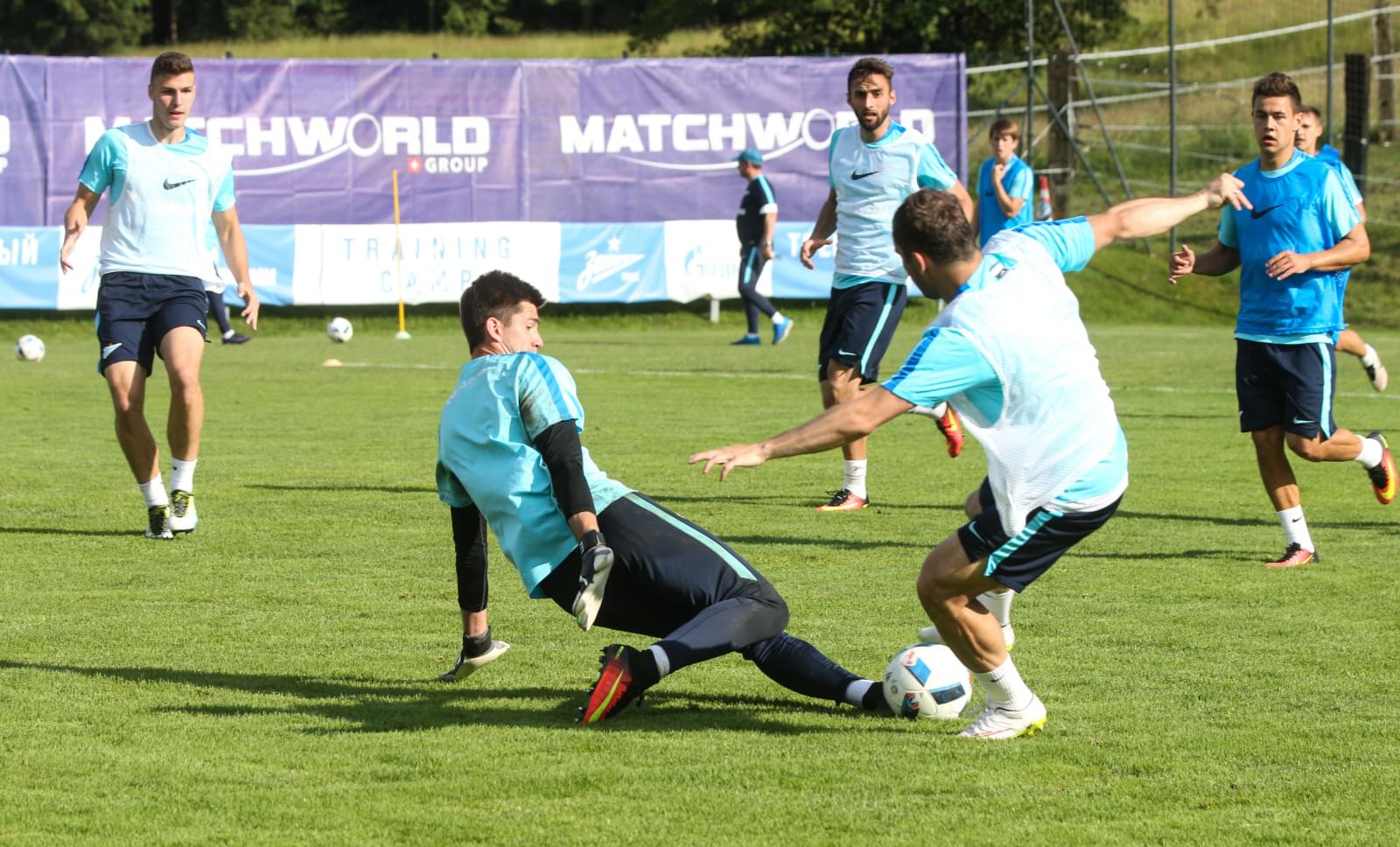 «Газпром»-тренировочные сборы в Австрии: вечерняя тренировка 27 июня