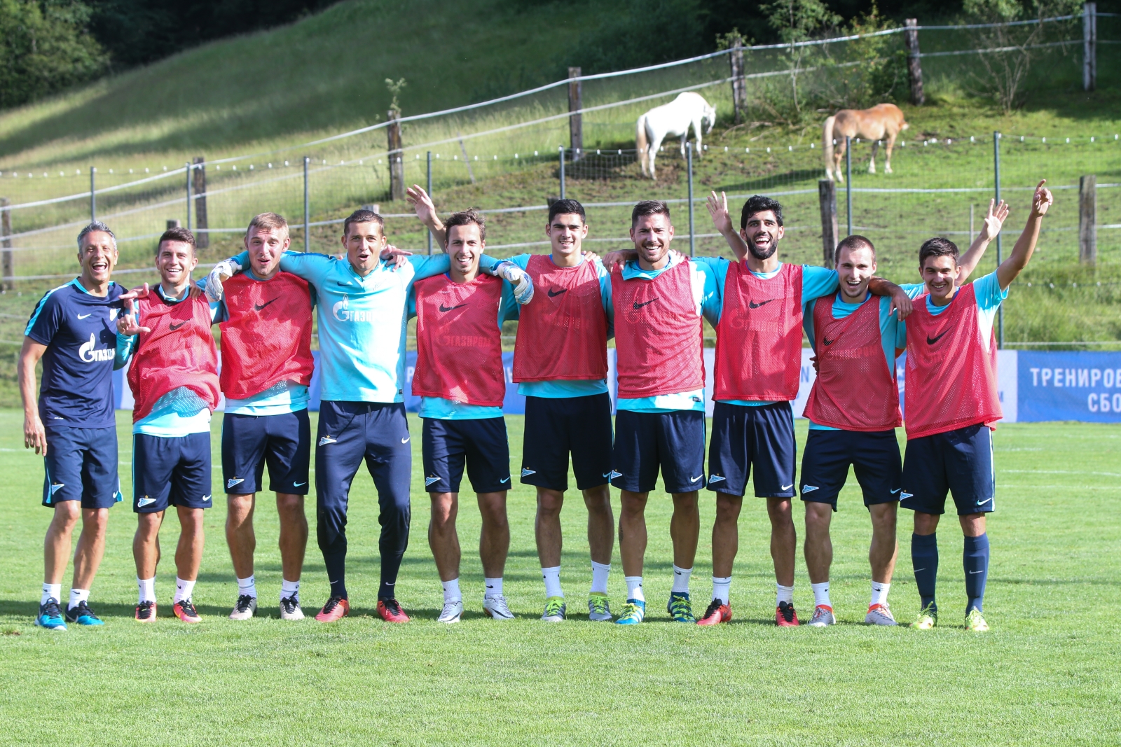 «Газпром»-тренировочные сборы в Австрии: вечерняя тренировка 27 июня