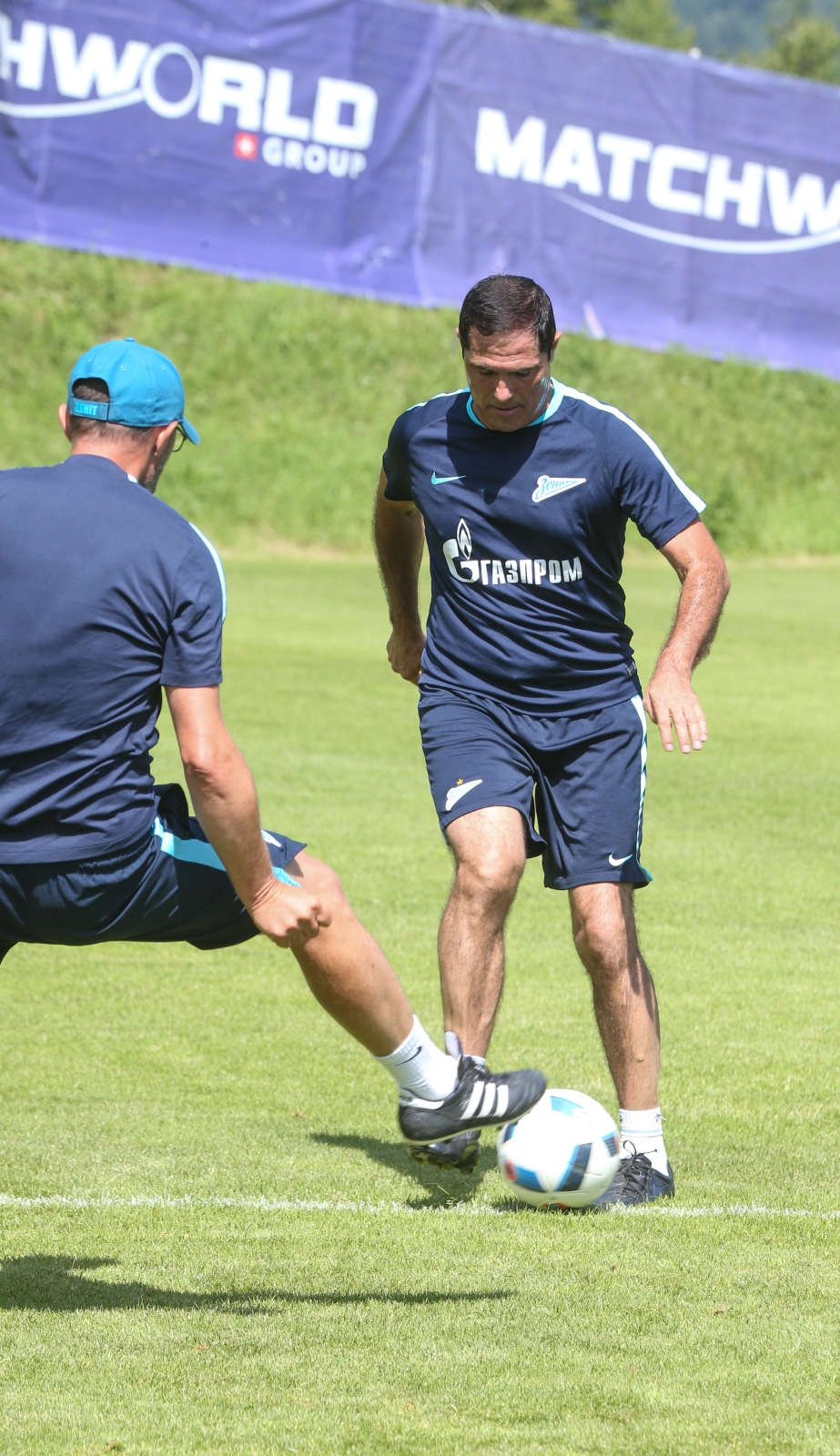 «Газпром»-тренировочные сборы в Швейцарии: утренняя тренировка 7 июля