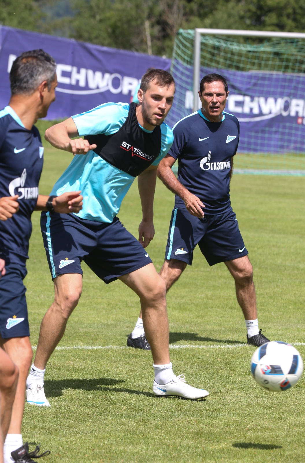 «Газпром»-тренировочные сборы в Швейцарии: утренняя тренировка 7 июля