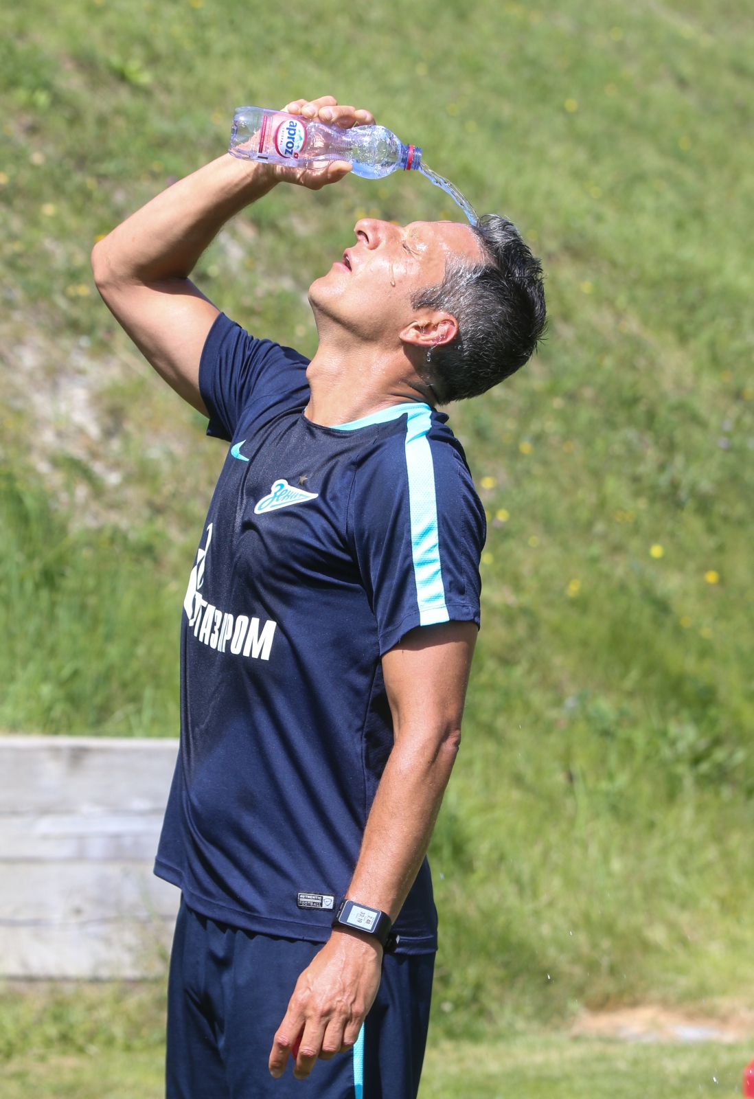 «Газпром»-тренировочные сборы в Швейцарии: утренняя тренировка 7 июля