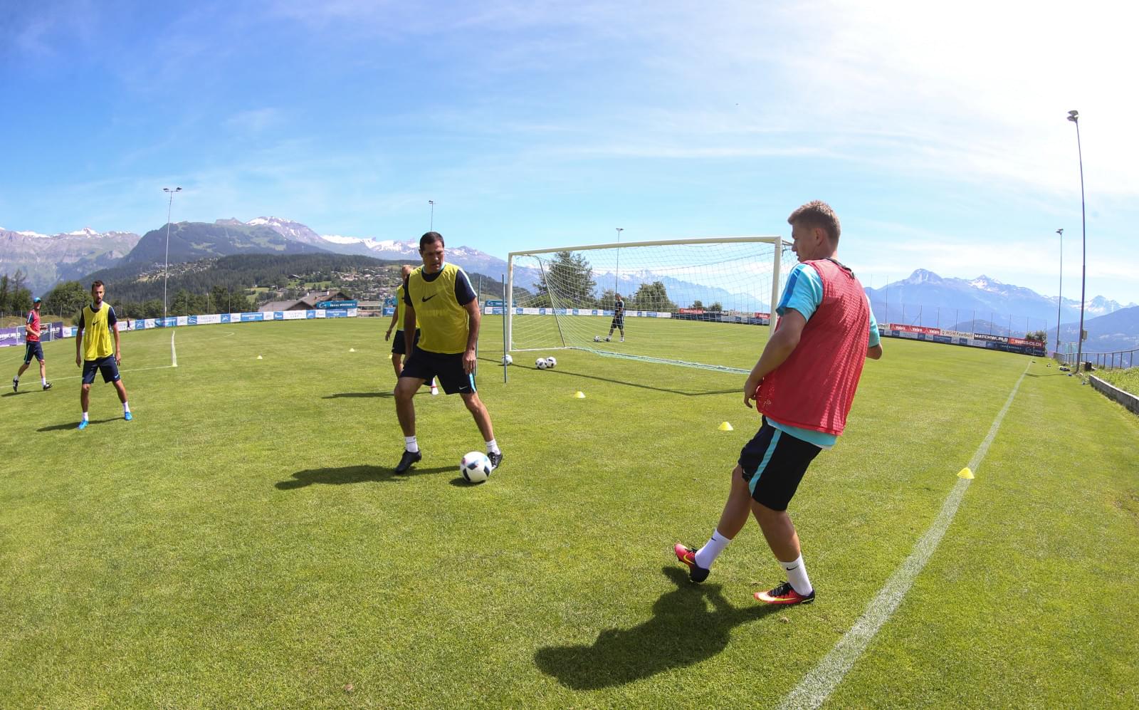 «Газпром»-тренировочные сборы в Швейцарии: утренняя тренировка 7 июля