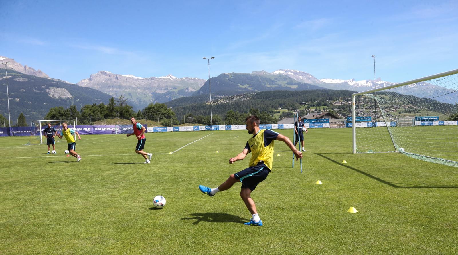 «Газпром»-тренировочные сборы в Швейцарии: утренняя тренировка 7 июля