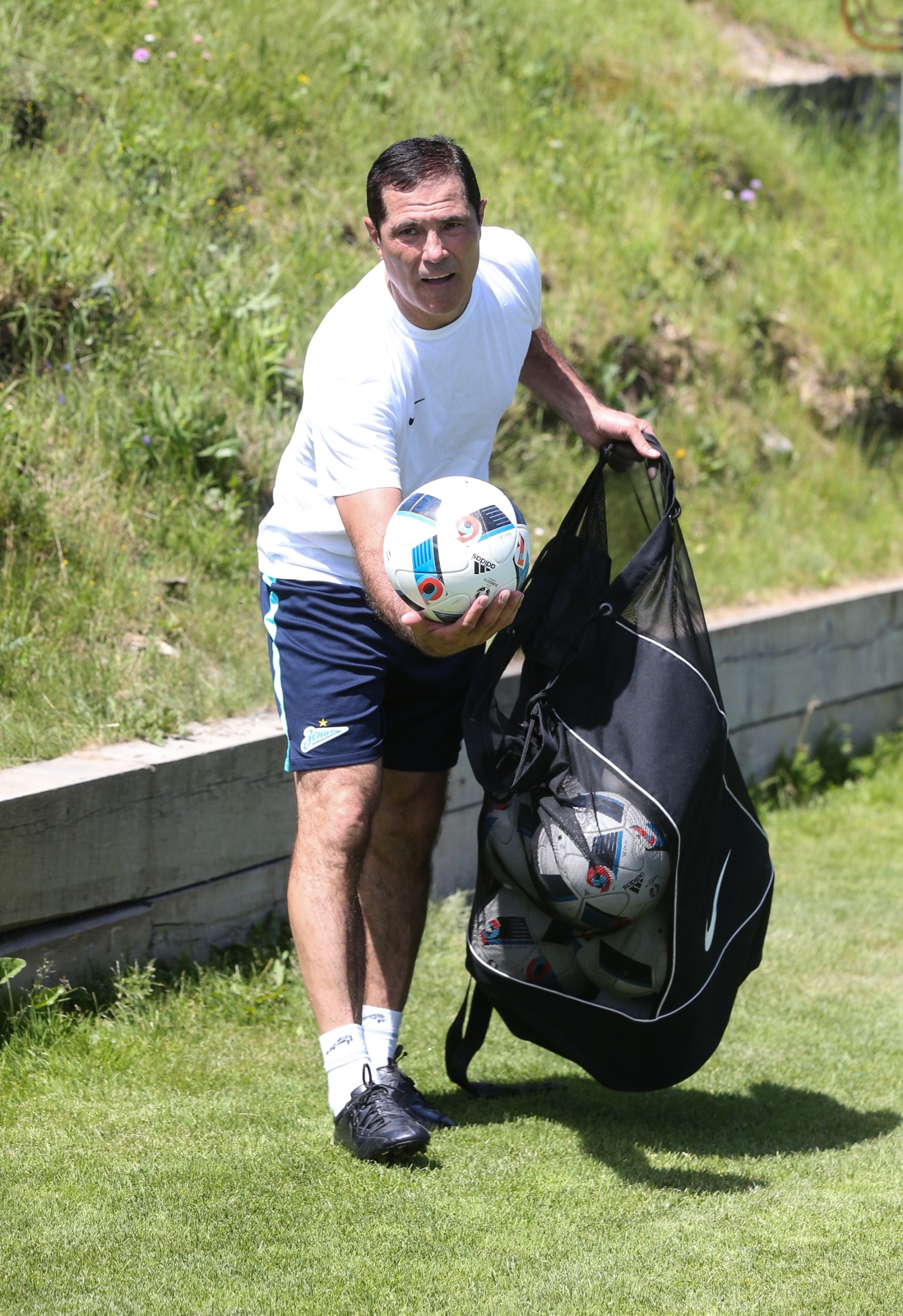 «Газпром»-тренировочные сборы в Швейцарии: утренняя тренировка 7 июля