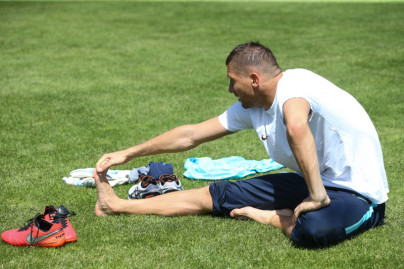 «Газпром»-тренировочные сборы в Швейцарии: утренняя тренировка 7 июля