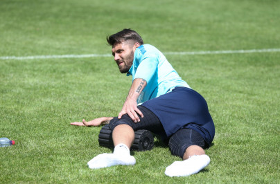 «Газпром»-тренировочные сборы в Швейцарии: утренняя тренировка 7 июля