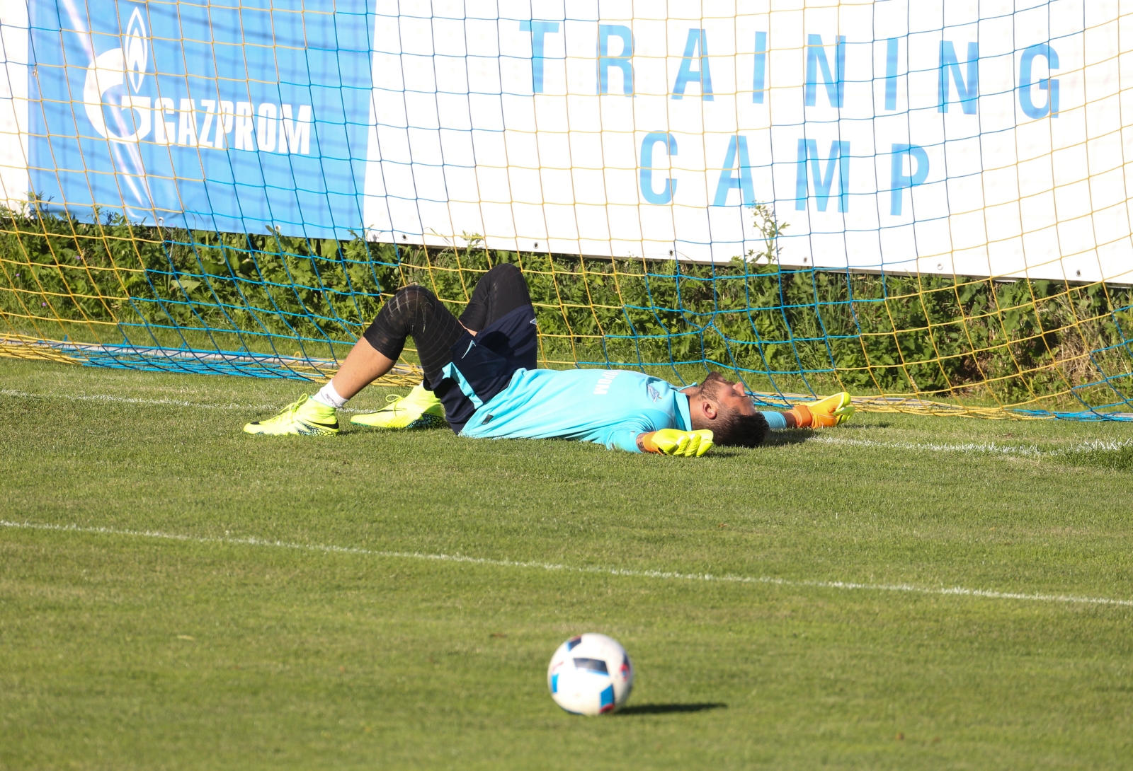 «Газпром»-тренировочные сборы в Швейцарии: вечерняя тренировка 7 июля