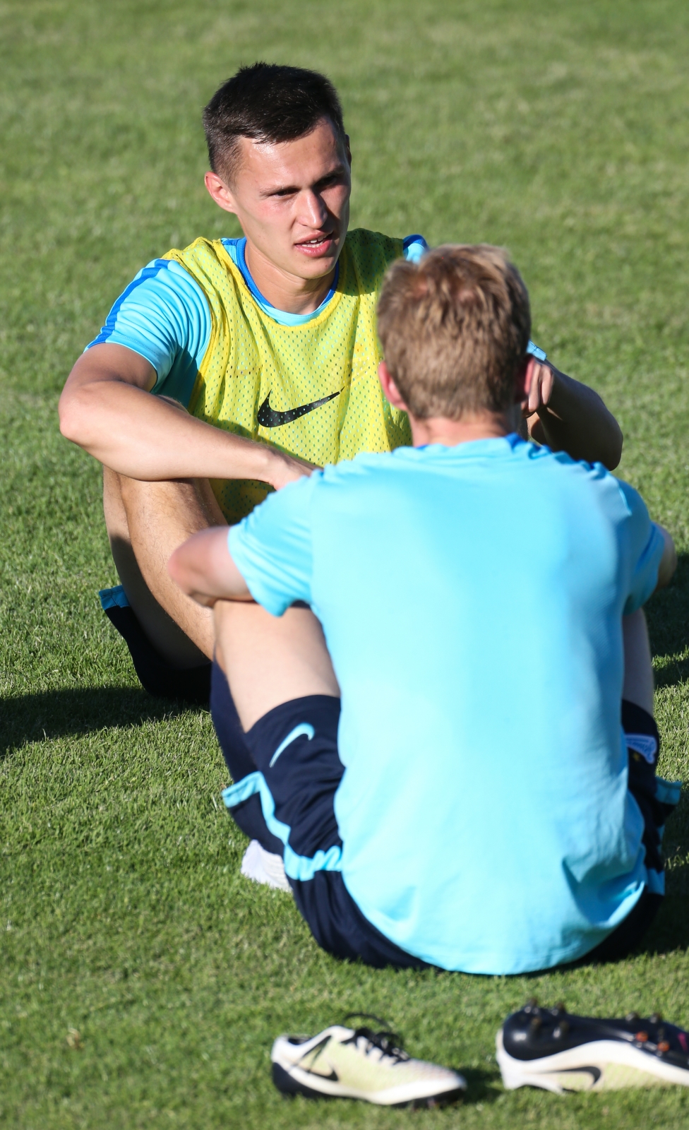 «Газпром»-тренировочные сборы в Швейцарии: вечерняя тренировка 7 июля