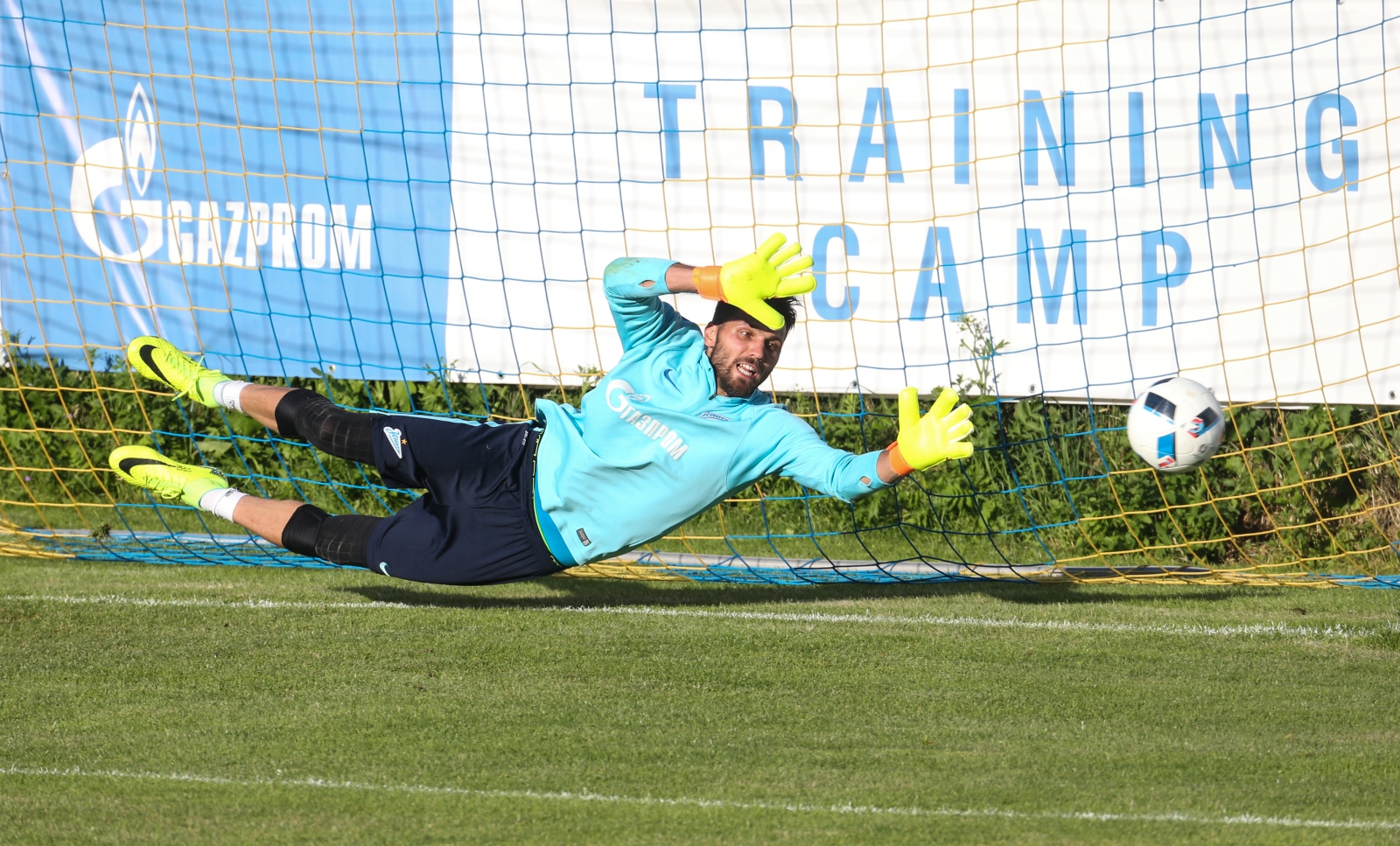 «Газпром»-тренировочные сборы в Швейцарии: вечерняя тренировка 7 июля