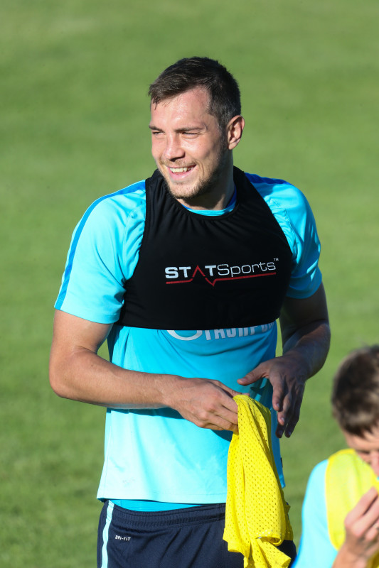 «Газпром»-тренировочные сборы в Швейцарии: вечерняя тренировка 7 июля