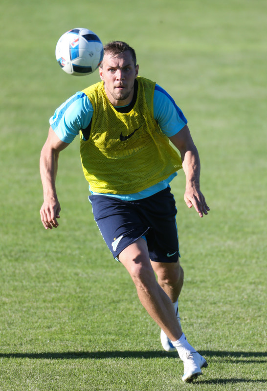 «Газпром»-тренировочные сборы в Швейцарии: вечерняя тренировка 7 июля