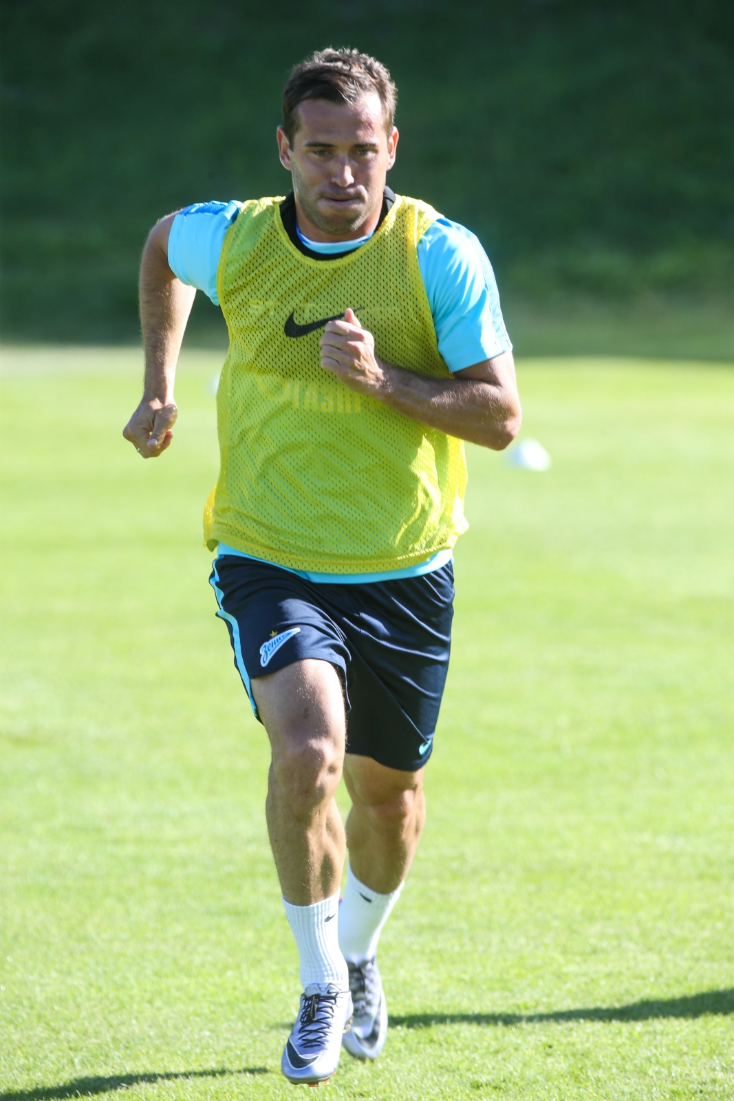 «Газпром»-тренировочные сборы в Швейцарии: вечерняя тренировка 7 июля