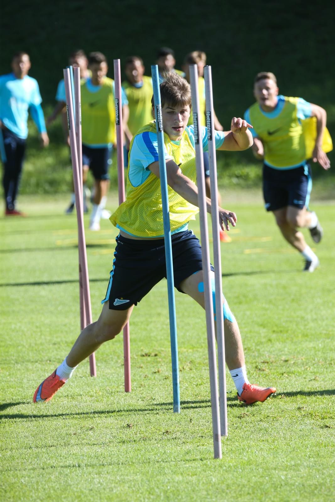 «Газпром»-тренировочные сборы в Швейцарии: вечерняя тренировка 7 июля