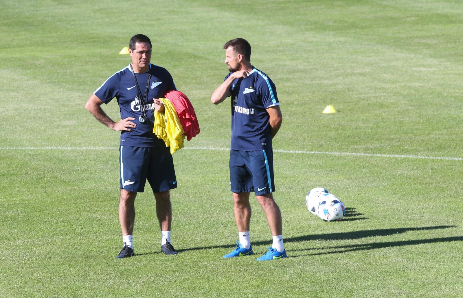 «Газпром»-тренировочные сборы в Швейцарии: вечерняя тренировка 7 июля