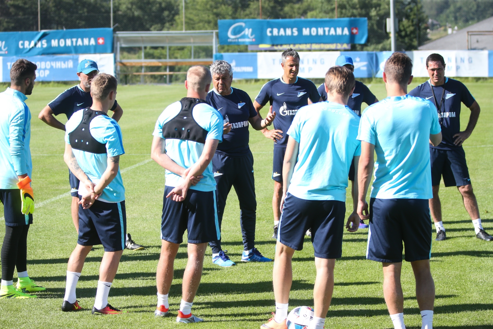«Газпром»-тренировочные сборы в Швейцарии: вечерняя тренировка 7 июля