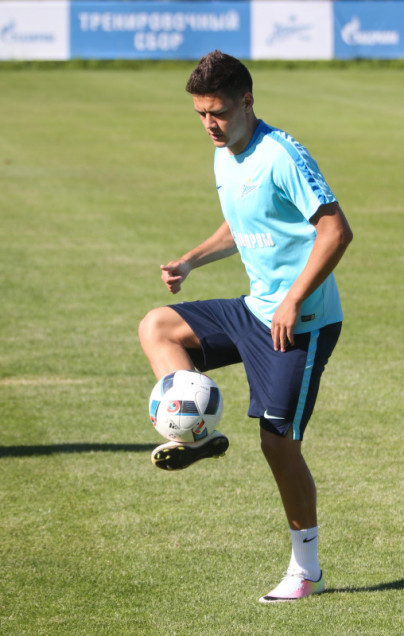 «Газпром»-тренировочные сборы в Швейцарии: вечерняя тренировка 7 июля