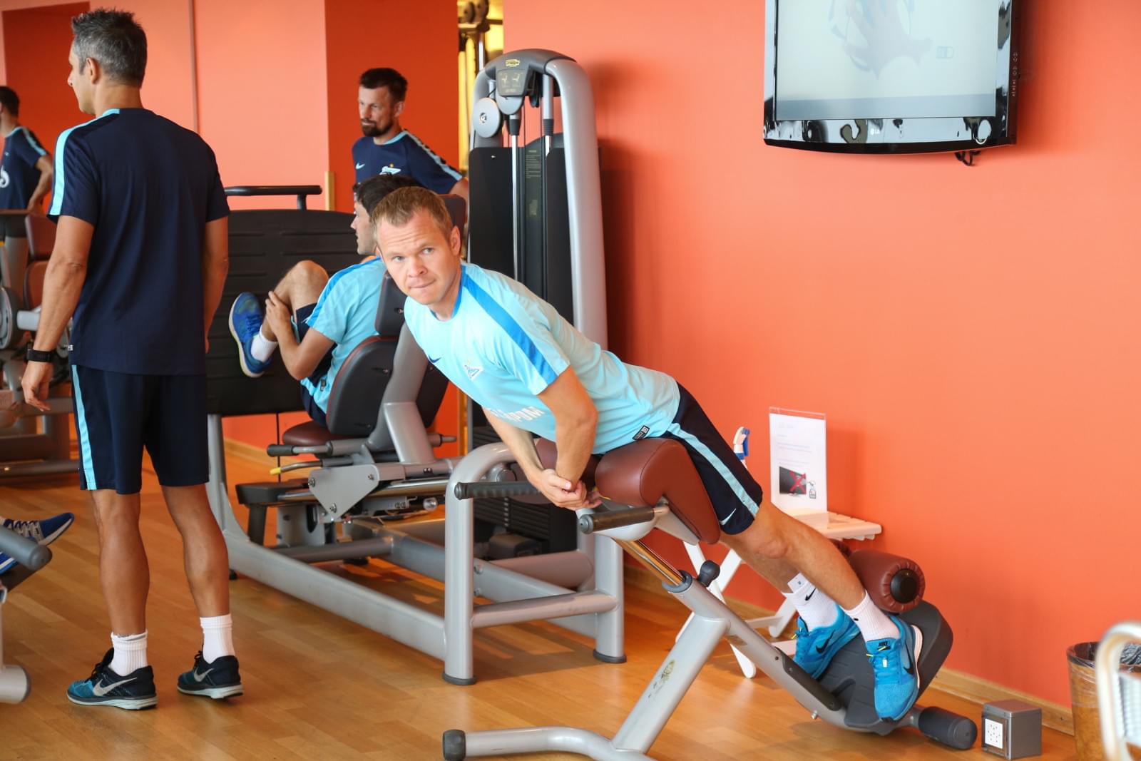 «Газпром»-тренировочные сборы в Швейцарии: утренняя тренировка 12 июля