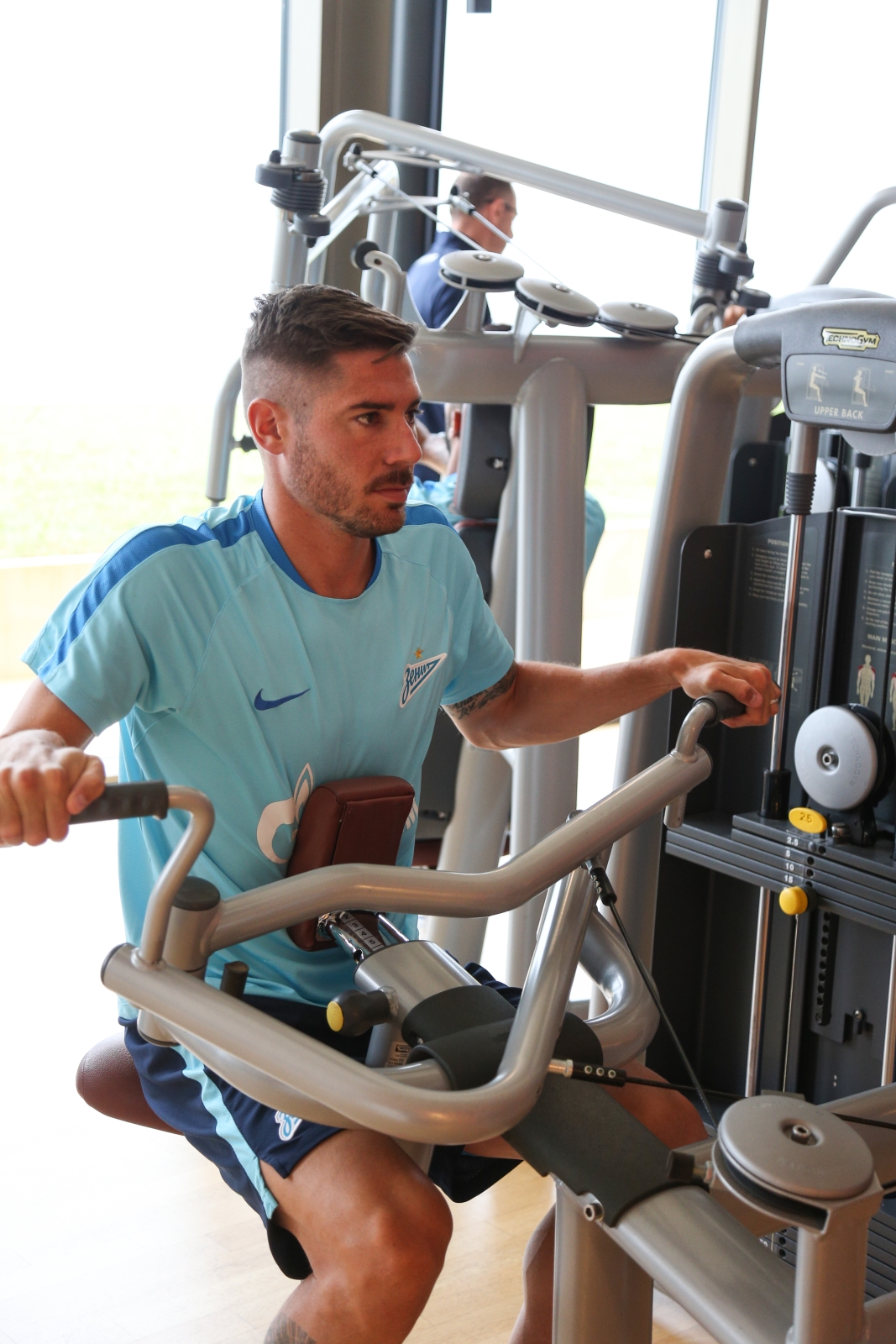 «Газпром»-тренировочные сборы в Швейцарии: утренняя тренировка 12 июля