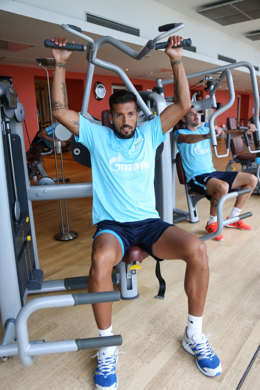 «Газпром»-тренировочные сборы в Швейцарии: утренняя тренировка 12 июля