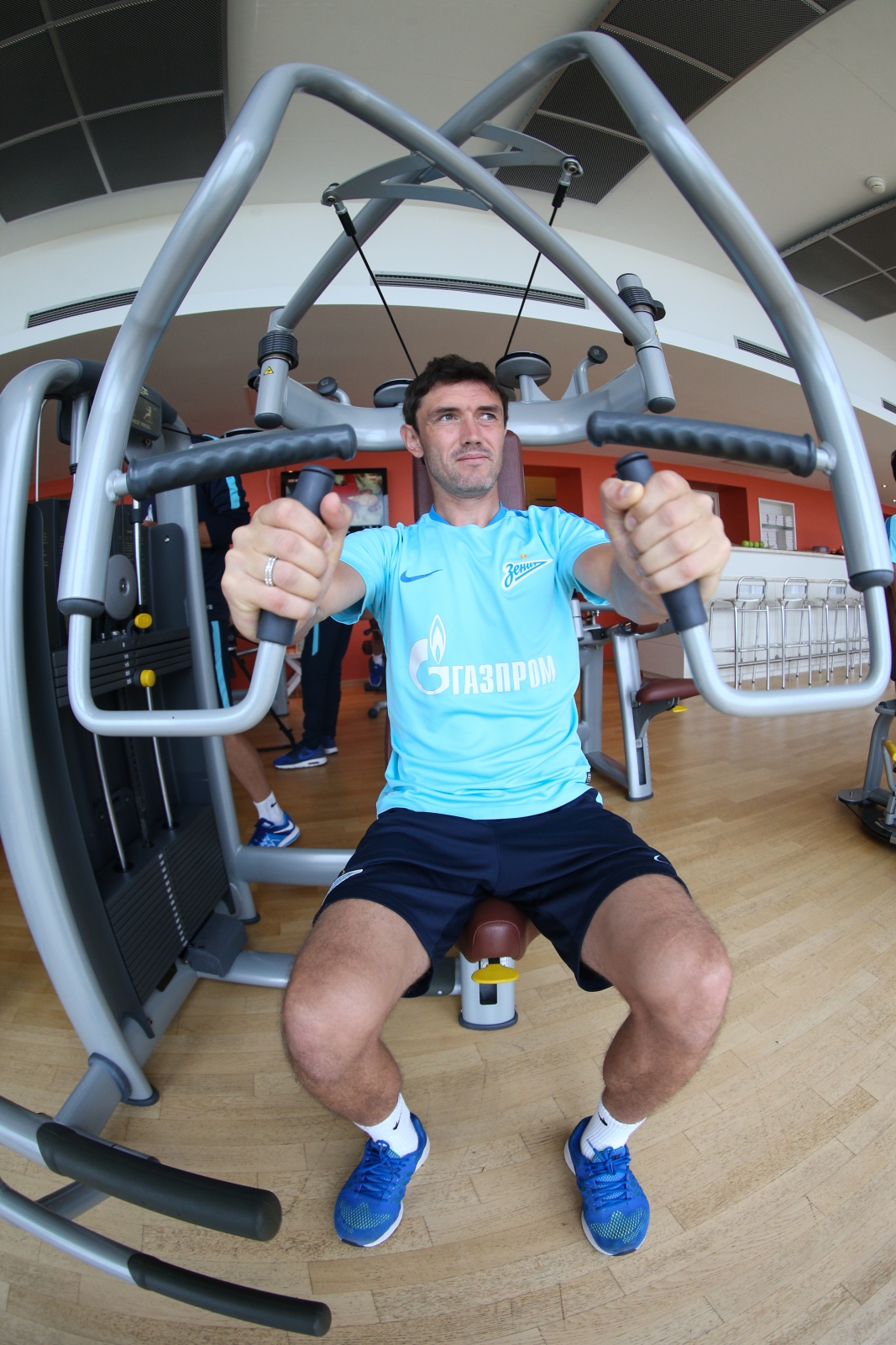 «Газпром»-тренировочные сборы в Швейцарии: утренняя тренировка 12 июля