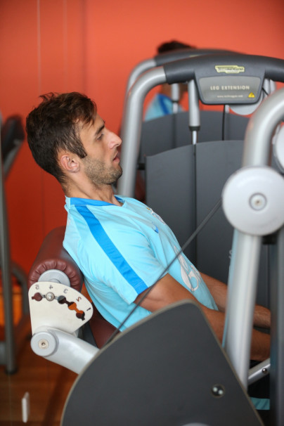 «Газпром»-тренировочные сборы в Швейцарии: утренняя тренировка 12 июля