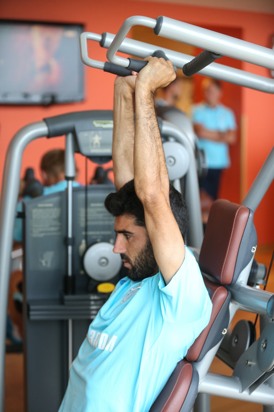 «Газпром»-тренировочные сборы в Швейцарии: утренняя тренировка 12 июля