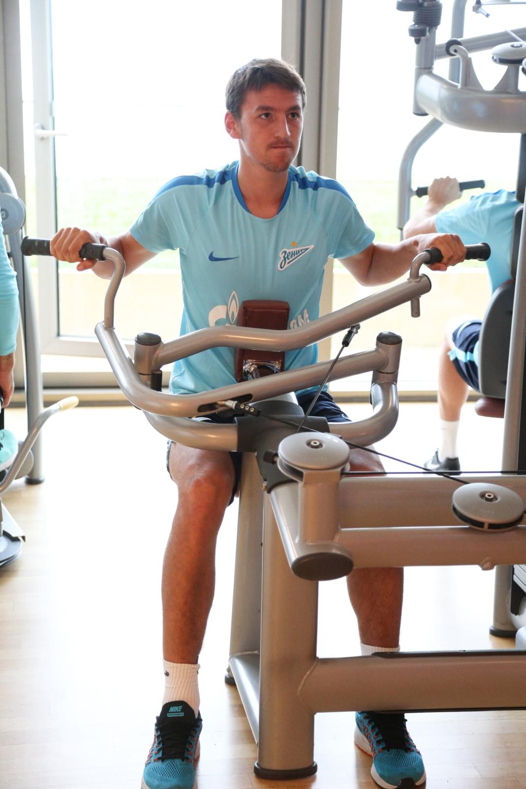 «Газпром»-тренировочные сборы в Швейцарии: утренняя тренировка 12 июля