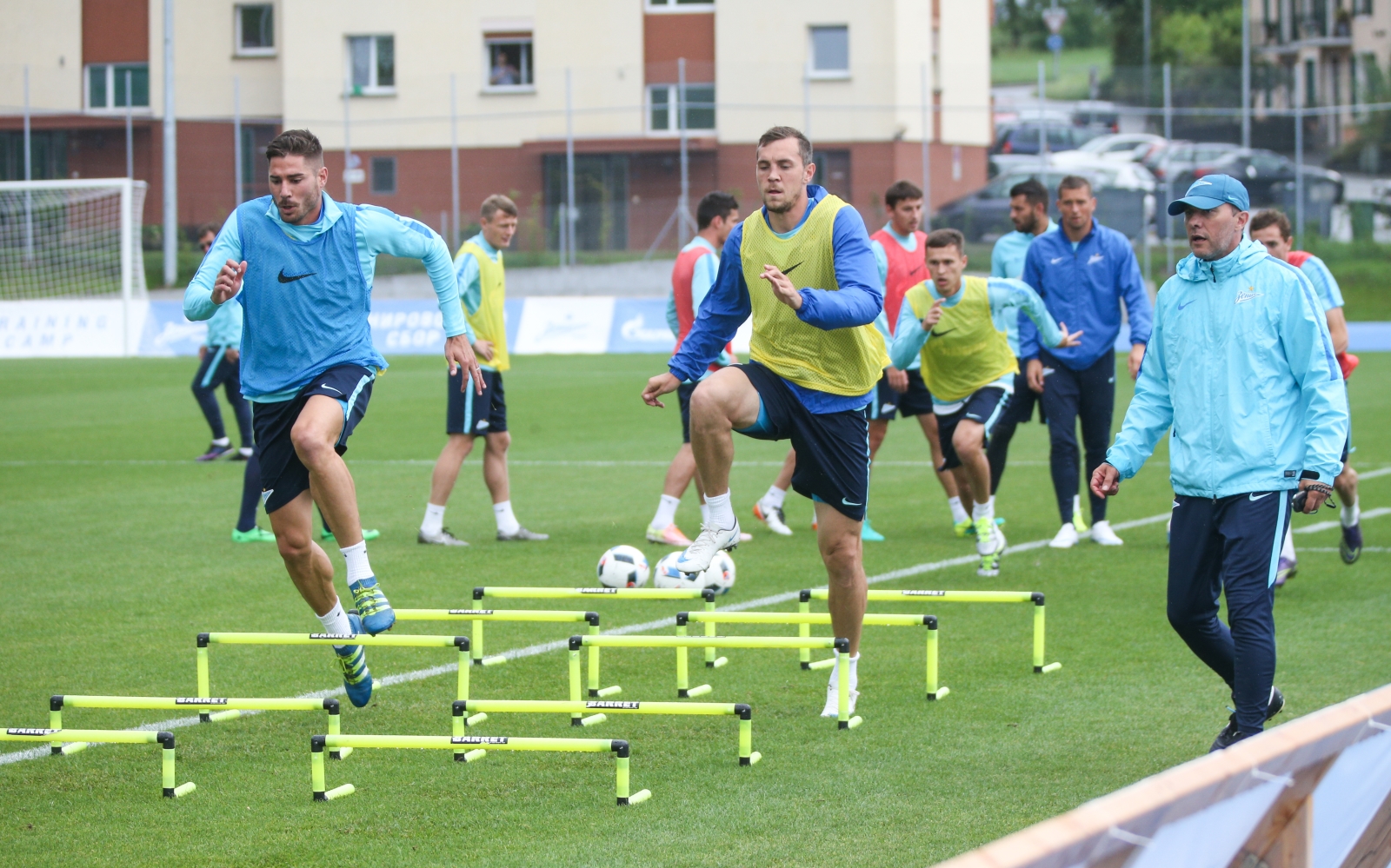 «Газпром»-тренировочные сборы в Швейцарии: вечерняя тренировка 12 июля