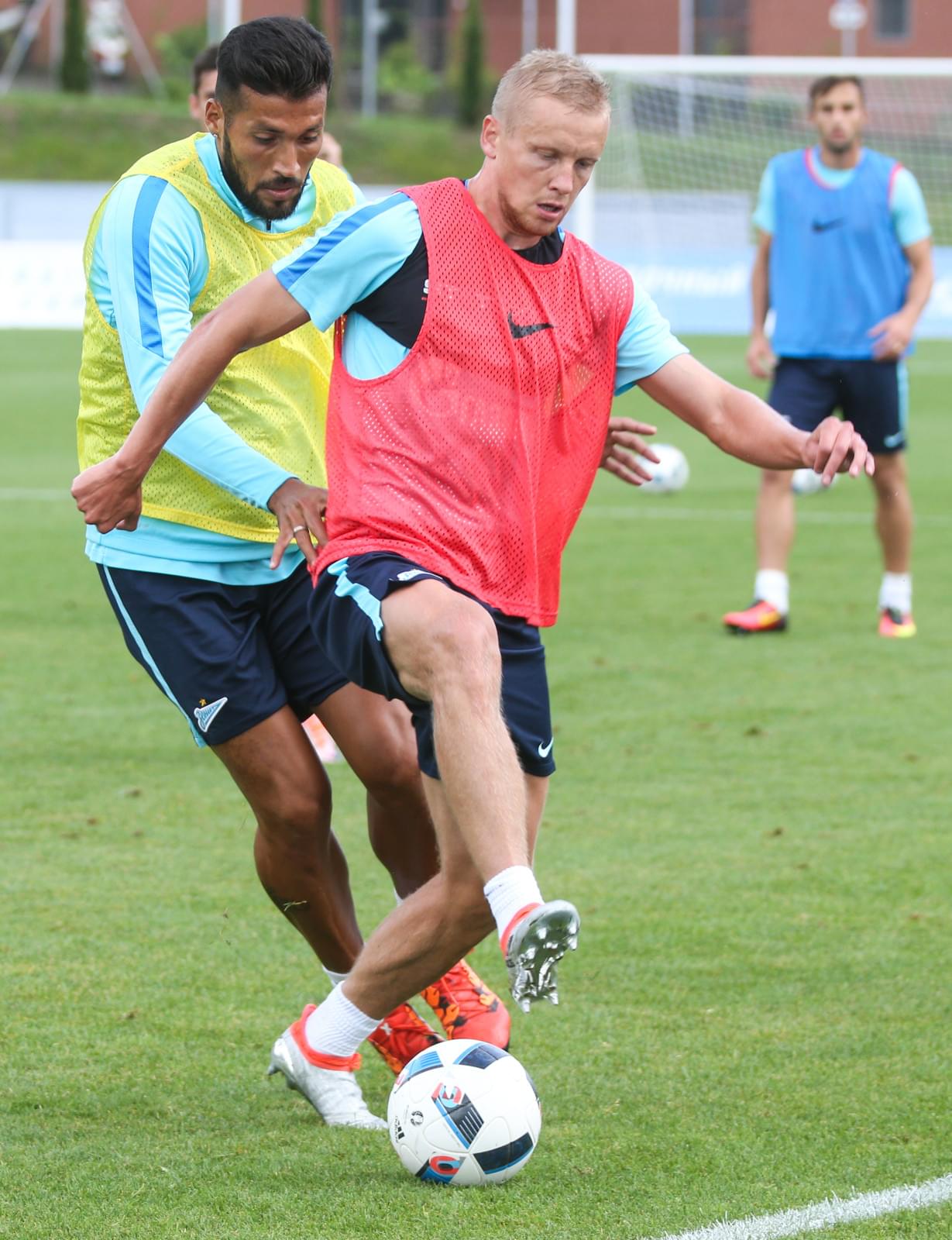 «Газпром»-тренировочные сборы в Швейцарии: вечерняя тренировка 12 июля