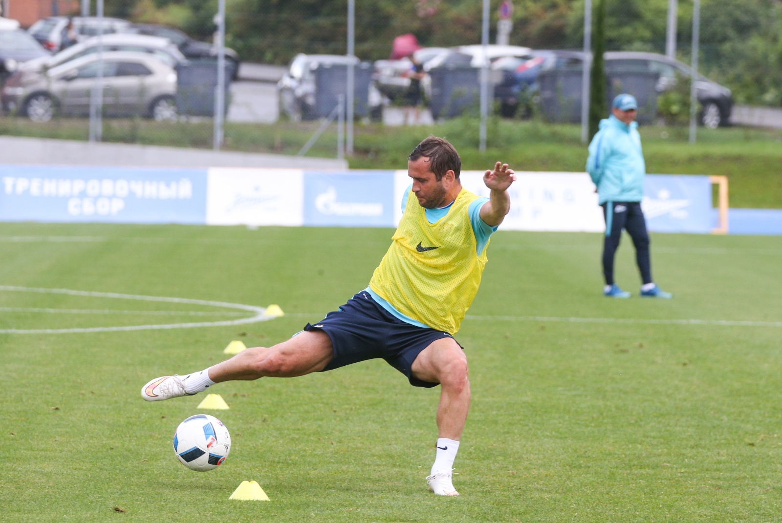 «Газпром»-тренировочные сборы в Швейцарии: вечерняя тренировка 12 июля