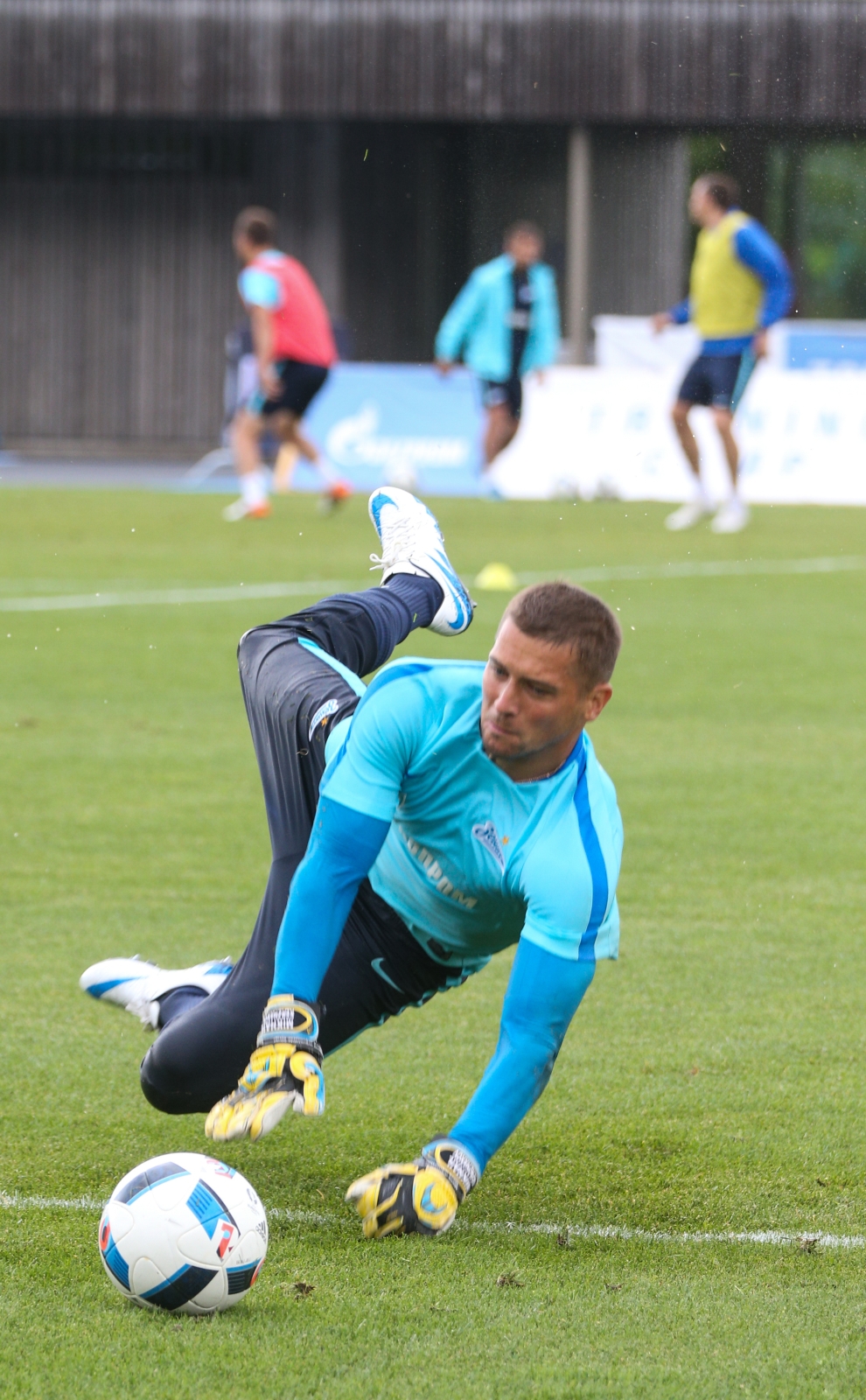 «Газпром»-тренировочные сборы в Швейцарии: вечерняя тренировка 12 июля