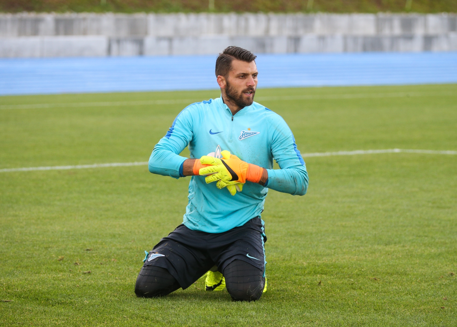 «Газпром»-тренировочные сборы в Швейцарии: вечерняя тренировка 12 июля