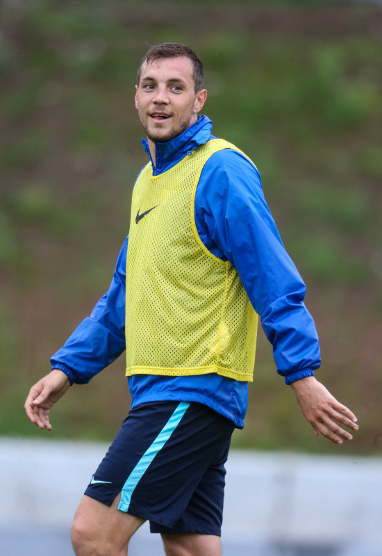 «Газпром»-тренировочные сборы в Швейцарии: вечерняя тренировка 12 июля