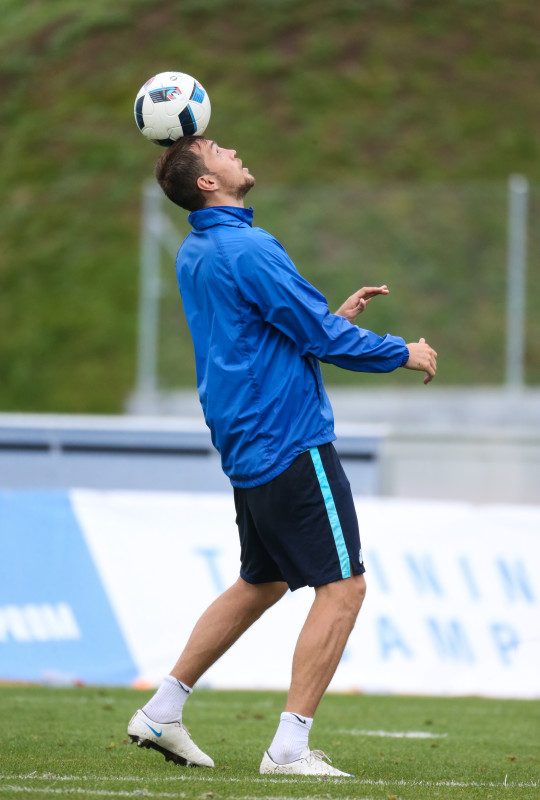 «Газпром»-тренировочные сборы в Швейцарии: вечерняя тренировка 12 июля