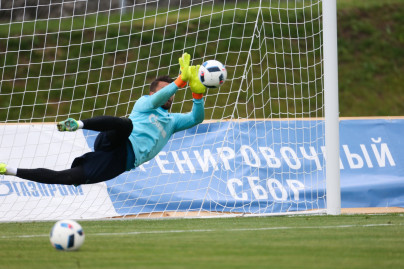 «Газпром»-тренировочные сборы в Швейцарии: утренняя тренировка 13 июля