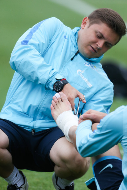 «Газпром»-тренировочные сборы в Швейцарии: утренняя тренировка 13 июля