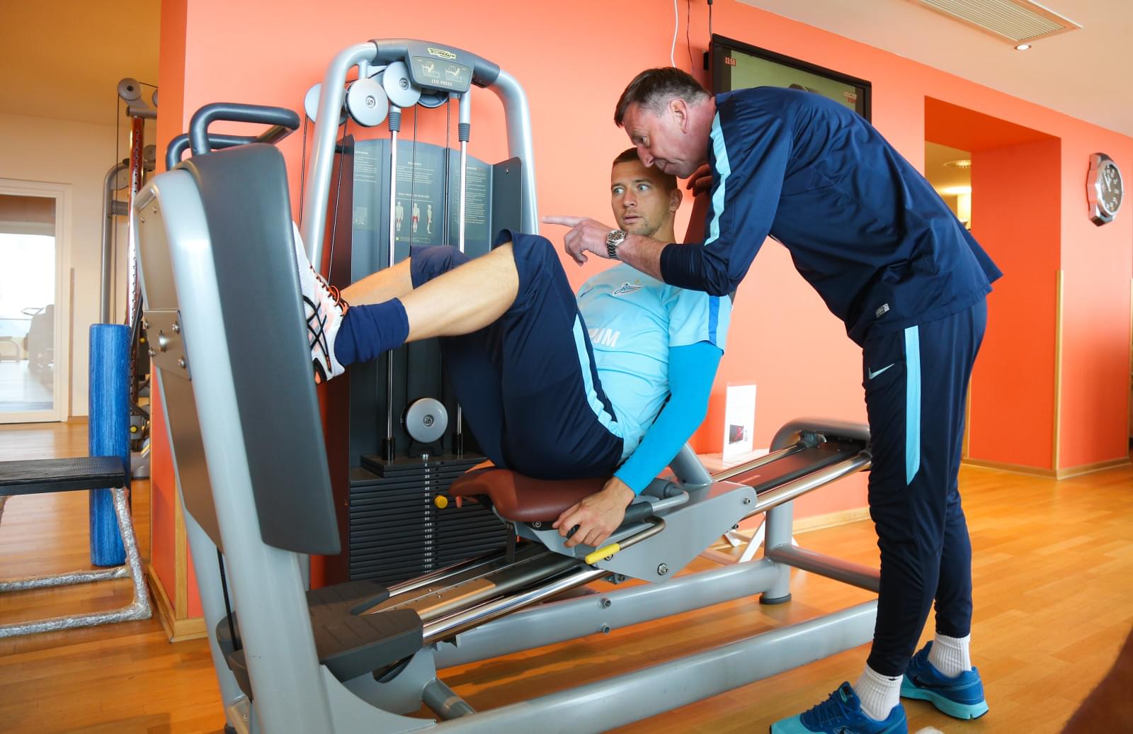 «Газпром»-тренировочные сборы в Швейцарии: утренняя тренировка 14 июля