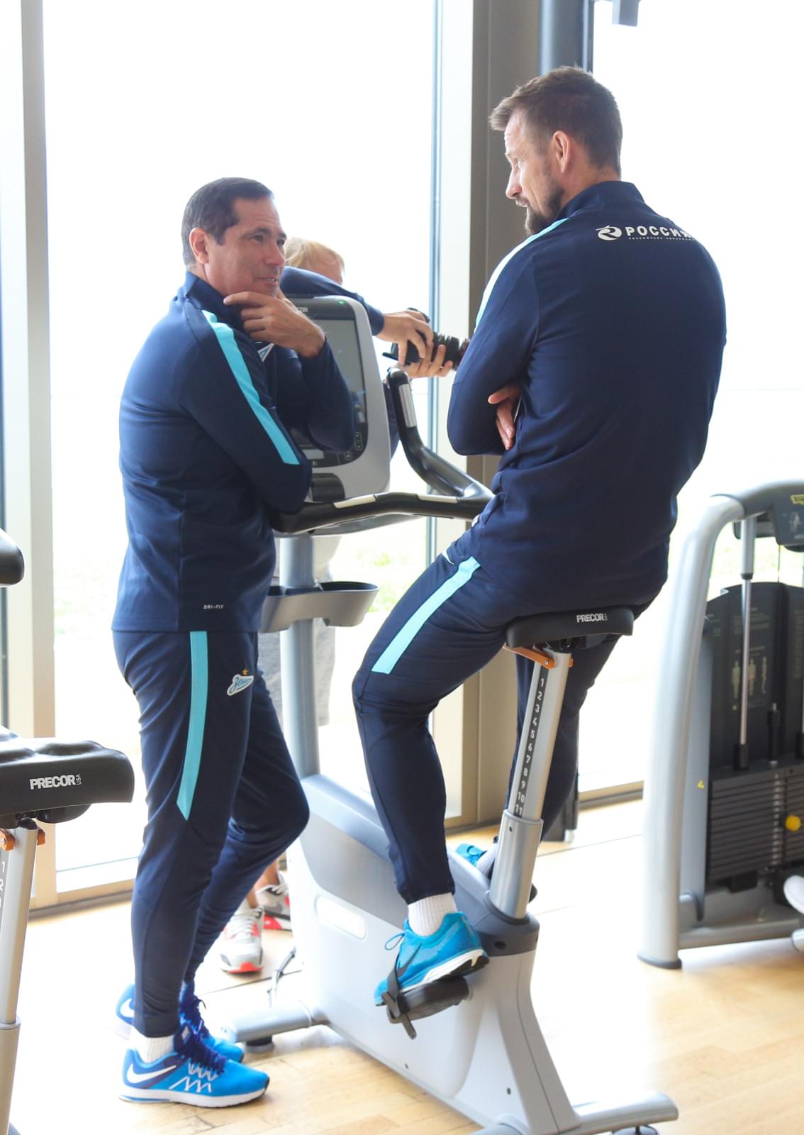 «Газпром»-тренировочные сборы в Швейцарии: утренняя тренировка 14 июля