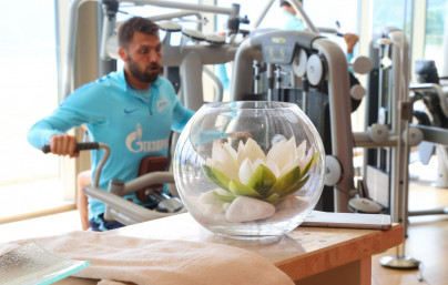 «Газпром»-тренировочные сборы в Швейцарии: утренняя тренировка 14 июля