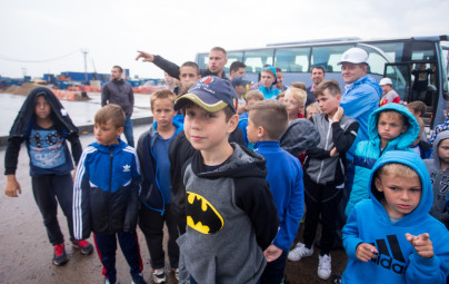 Экскурсия для воспитанников летнего лагеря Академии на новый стадион и «Сибур Арену»