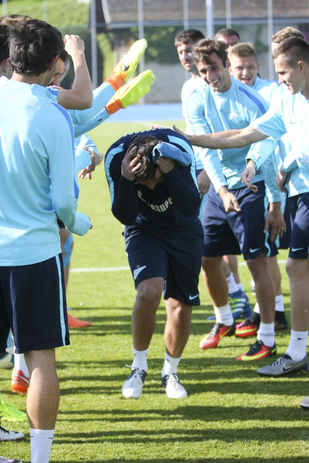 «Газпром»-тренировочные сборы в Швейцарии: вечерняя тренировка 15 июля