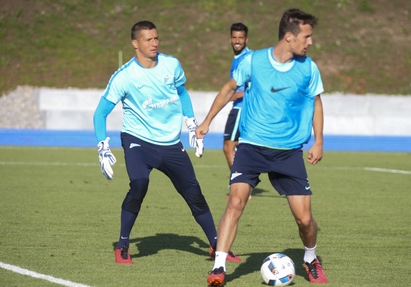 «Газпром»-тренировочные сборы в Швейцарии: вечерняя тренировка 15 июля