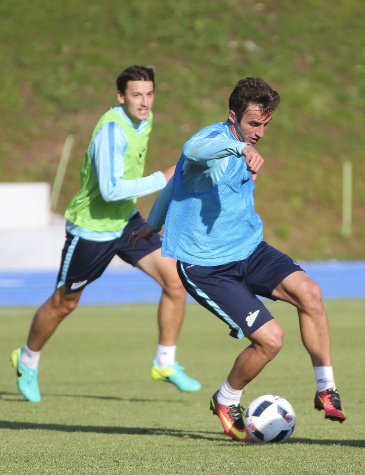 «Газпром»-тренировочные сборы в Швейцарии: вечерняя тренировка 15 июля